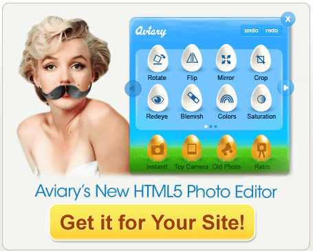 Aviary Image editing Software