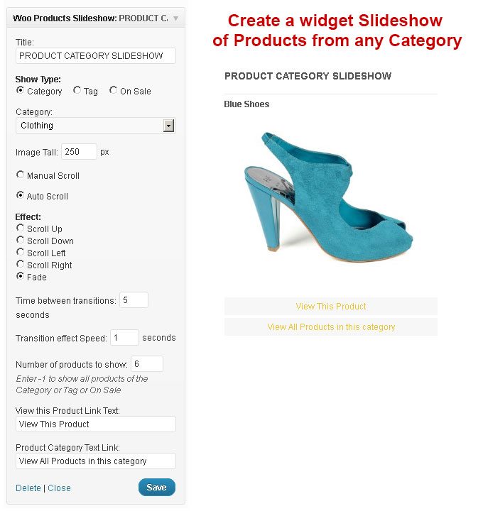 WooCommerce Widget Product Slideshow